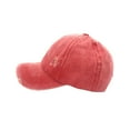 thumbnail image 5 of Empire Cove Womens Distressed Washed Ponytail Caps Hats Vintage Relaxed Fit Salmon, 5 of 6