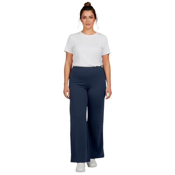 Avenue Women's Plus Size Ponte Wide Leg Pant