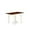 Buttermilk & Cherry, variant on East West Furniture NDT-MAH-T Norden Kitchen Table - a Rectangle Dining Table Top with Dropleaf & Stylish Legs, 30x48 Inch, Mahogany