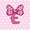 Pink E, variant on meiyoeat Polka Dot Letter Monogram Quilt Full For Girls,Cute Coquette Bow Full Bedspread Sets,3-Piece,1 Coverlet and 2 Pillowcases