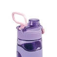 thumbnail image 4 of Your Zone 16 Fluid Ounces Water Bottle, Purple,  Silicone Sleeve, No Straw, Tritan, Reuseable, 4 of 6