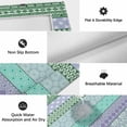 thumbnail image 5 of Purple Green Boho Outdoor Rug 4x6 Ft, Non Slip Washable Area Rug, Vintage Ethnic Tribe Abstract Art Patio Rugs Carpet Runner, Large Floor Mat for Indoor/Outdoor Deck Porch Camping, 5 of 8