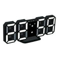 thumbnail image 1 of Horloge Numérique Rectangulaire LED 3D Réveil de Table Affichage Numérique 24 Heures Ou Affichage 12 Heures Décoration Murale Maison, 1 of 1