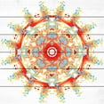 thumbnail image 2 of Marmont Hill "Revolving War" Painting Print on White Wood, 2 of 7