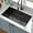 Undermount Gunmetal Black, variant on 33 Inch Undermount Kitchen Sink - 33x19 Stainless Steel Kitchen Sink T304 18 Gauge Undermount Sinks Single Bowl Handmade Sinks Under the Counter, 9" Deep