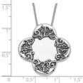thumbnail image 2 of Sterling Silver Antiqued Dieters Cross 18inch Necklace - 8.0 Grams, 2 of 2