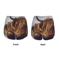 thumbnail image 3 of Rateoe Portrait Of Cow With Its Baby Cow Printed 2 in 1 Women's Workout Shorts for Athletic Gym Running Shorts with Phone Pockets-Medium, 3 of 7