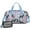 French Bulldog and, variant on Women Men Gym Bag,German Shorthaired Pointer Dog and Flower Small Duffle Bag Spend the Night Bags for Women with Shoes Compartment Washbag,Detachable Shoulder Strap,19.7x8.3x11 Inches