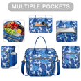thumbnail image 2 of Pioneer Flower Floral Print Pattern Womens Lunch Box for Work,Insulated Large Lunch Bag for Tween and Teen,Loncheras Para Mujer,Leakproof Adult Lunch Bag for Work,Beach,Travel,Picnic,Camping, 2 of 7