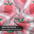 thumbnail image 5 of Strawberry Tablecloth Round Table Cloths 60 Inch Wrinkle Resistant Picnic Table Covers Washable Polyester for Holiday Kitchen Party Picnic -Pink, 5 of 6