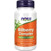 NOW Foods - Bilberry Complex 80 mg. - 100 Vegetable Capsule(s)