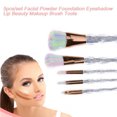 thumbnail image 3 of 5pcs/set Personal Coloful Makeup Cosmetic Brushes Set Powder Foundation Eyeshadow Lip Beauty Makeup Brush Tools, 3 of 8