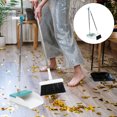 thumbnail image 2 of Durable Stainless Steel Broom and Dustpan Set with Magnetic Connection for Easy Cleaning White, 2 of 8