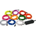 thumbnail image 1 of 1M 2M 3M 4M 5M 10 Colors Flexible EL Wire Neon Glow Light 12V Controller, 1 of 5