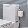thumbnail image 2 of Portarrollos De Papel Higiénico Sobre El Tanque Portarrollos De Papel Higiénico Soporte Dispensador Reserva para Almacenamiento En El Baño - Estante De Almacenamiento Blanco, 2 of 4
