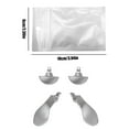 thumbnail image 2 of Peggybuy 4pcs Metal Replace Back Tab Accessories for PS5 Elite Controller (Silver), 2 of 5