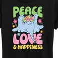 thumbnail image 3 of Horton Hears a Who - Peace Love Happiness - Women's Short Sleeve Graphic T-Shirt, 3 of 5