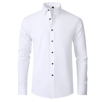 slim fit dress slacks Men's Slim Fit Long Sleeve Dress Shirt Wrinkle Resistant & Breathable main image 1