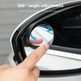 thumbnail image 4 of 2-Piece Blind Spot Rearview Mirror Set, External Side Rain Shield, Expand Vision For Safe Driving, Clear View In All Weather, Easy Paste Installation, Universal For Sedan/SUV/Truck, 4 of 8