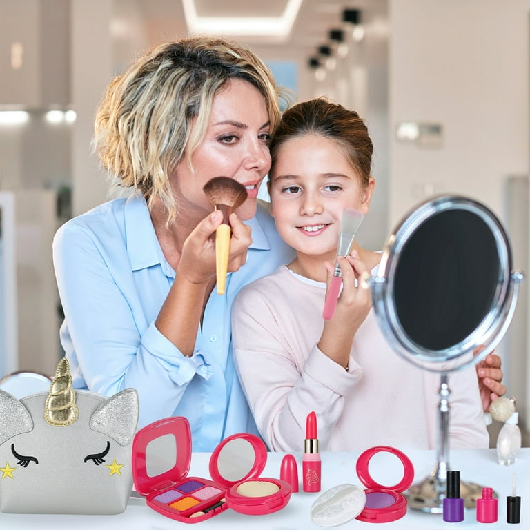Washable Unicorn Makeup Set for Kids - Real Play Makeup
