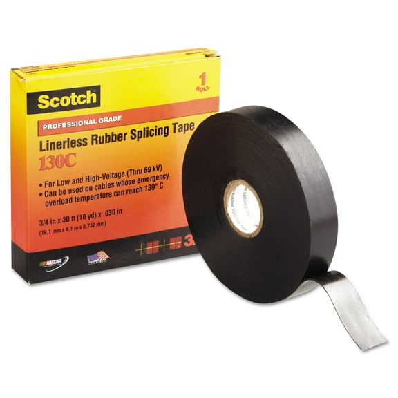 3M Scotch 130C Linerless Splicing Tape, 3/4' x 30ft