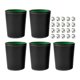 thumbnail image 1 of Set de Copa de Dados de Cuero PU YUNYI BRAND con Caja de Agitado Negra, 1 of 8
