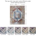thumbnail image 4 of JV Home Area Rug Napoli Beige Multicolored 5'3"x7'3" Washable Carpet Anti Slip, 4 of 6