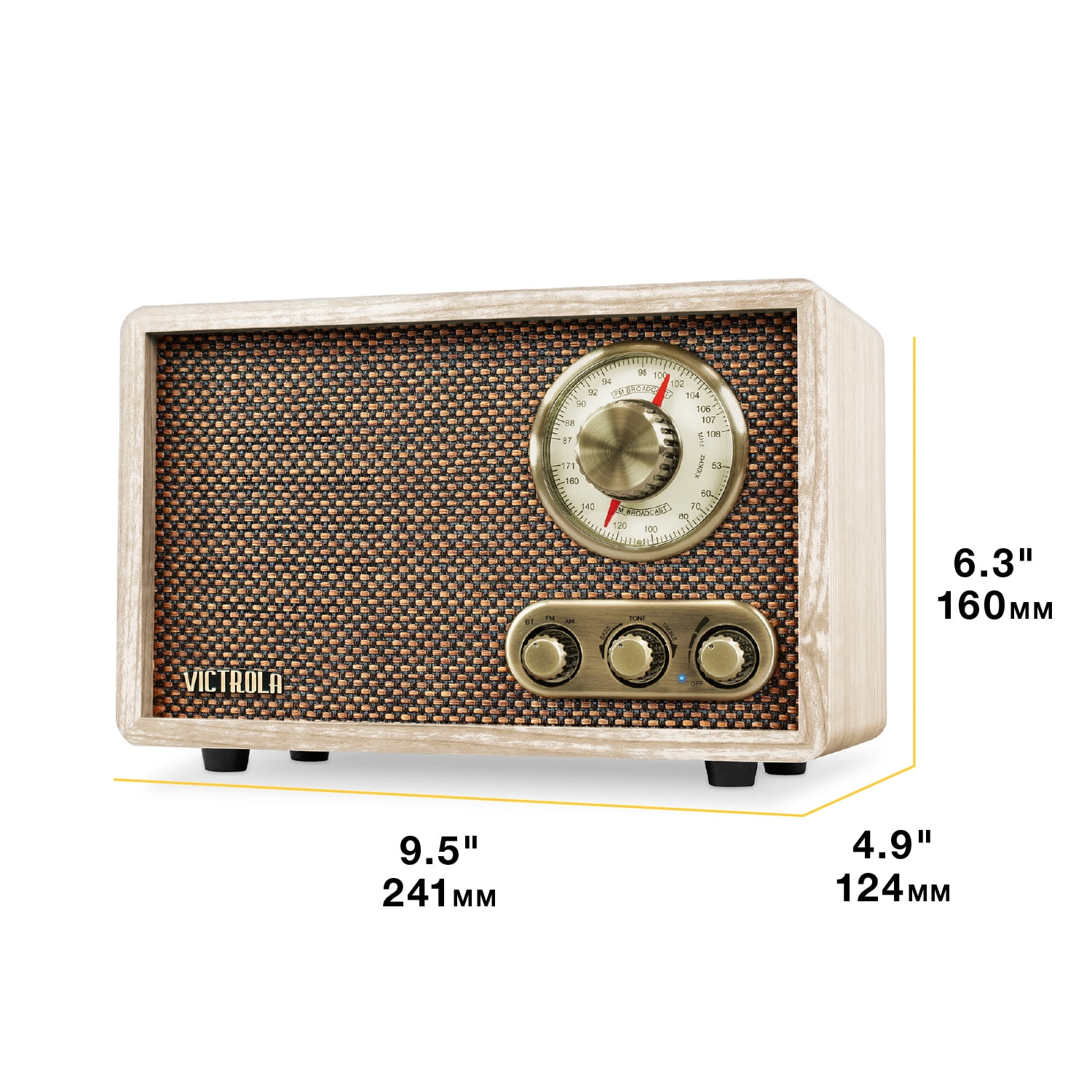 Victrola Willow Wood Bluetooth Radio