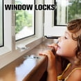 thumbnail image 3 of OKYMOTOR 12 Pack Sliding Door Window Locks Child Proof Home Safety Adjustable Glass Windows Stopper Vertical Horizontal Slide Windows Track Lock Window Stop, 3 of 7