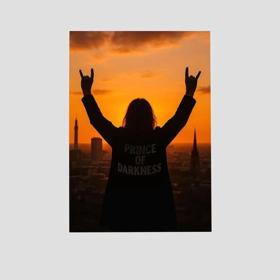 Music Poster- Black Sabbath 2025 Poster - Ozzy Osbourne - Vintage Style - Size 24x36 - Postora