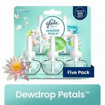 Glade PlugIns Refills Air Freshener, Dewdrop Petals, 1.34 oz, 10 Count Total