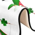 thumbnail image 6 of SKYSONIC 2'X6' Red Green Shoe Clover Runner Rug with Rubber Backing, Happy St. Patrick's Day Non Slip Entryway Rug Runner Washable Soft Area Rug Carpet for Hallway Bedroom Kitchen Decor, 6 of 6