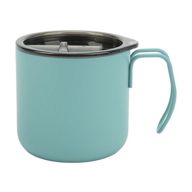 Taza De Café Con Aislamiento Al Vacío, Proceso De Recubrimiento Taza Aislada De Acero Inoxidable 12 Oz 350 Ml Aislamiento Térmico De Grado Alimenticio Para El Hogar ANGGREK Verde