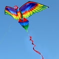 thumbnail image 5 of Zeiwohndc 55.12x30.71in Portable Parrot Kite Toy Bright Color Nylon Made Yard Games, 5 of 6