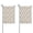 Eagle Head Feather, variant on 2PCS Garden Flag Set, Double-Sided 12x18 Inch, Outdoor Holiday Flag,Eagle Rock Band White Pattern
