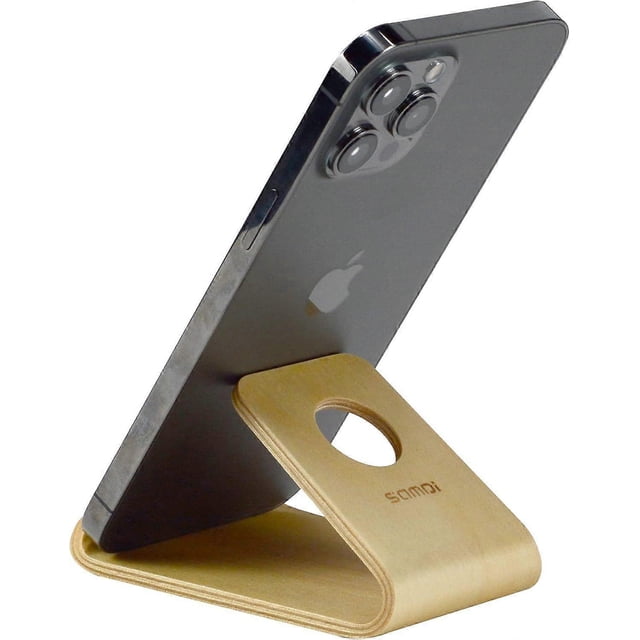 2025 Latest Model Wood Cell Phone Stand for iPhone 5 6 7 8 X Plus, LG, Huawei