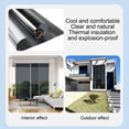 thumbnail image 4 of One Way Privacy Window Film, Reflective Mirror Glass Tint, Heat Control and Sun Blocking Cling for Sliding Doors, Home, Bedroom, Living Room and Office, 4 of 7