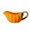 OrangeB, variant on Gaecuw Pumpkin Ceramic Plate Style A, 8.9In Thanksgiving Tableware, Orange Handmade Dish for Kitchen Dining Festive Party Decor Gift