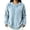 Light Blue, variant on Plush Ribbed Fleece Sweatshirts for Women Crewneck Long Sleeve Loose Fit Fall Winter Warm Casual Loungewear S-XXL