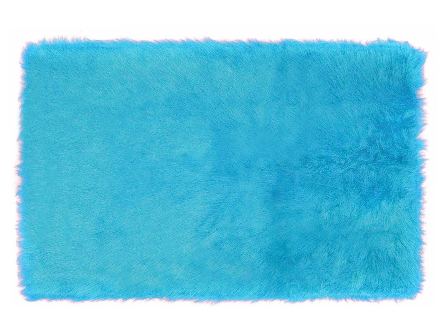 Home Decor Inc Mainstays Kids Faux Fur Rug, Light Blue – 30" x 45", Soft and Cozy, Perfect for Bedrooms or Playrooms