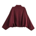 thumbnail image 2 of ZOELNIC Women's Faux Suede Bomber Jacket Lapel Zip Up Coat, Fall Motorcycle Streetwear Outerwear, S, 2 of 6