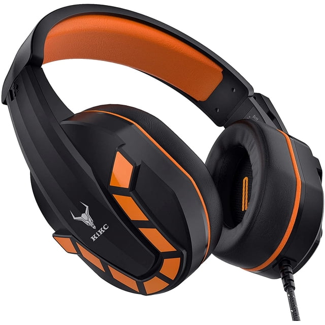 Auriculares de Juego Kikc PS4 con Micrófono Para Xbox One PS5 PC Móvil Portátil Control de Volumen