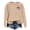 thumbnail image 4 of Oversized Sweatshirts for Women Long Sleeve Crew Neck Graphic Printed Tops Fall Fashion 2025 Pullover Sweaters Winter Clothes, 4 of 6
