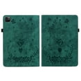 thumbnail image 2 of Dteck Case for iPad Pro 11 2022/2021/2020/2018 / iPad Air 4, Embossed Butterfly PU Leather Card Holder Folio Cover with Stylus Loop, Multiple Viewing Angles Stand Protective Shell,Green, 2 of 7
