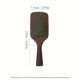 thumbnail image 5 of Paddle Hair Brush, Wooden Handle Easy Detangling Scalp Massage Hair Brush Comb Gently Detangles Styles Smooth And Conditions Hair Minimizes Frizz And Breakage Detangler Brush For All Hair Types, 5 of 5
