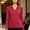 Red, variant on OGLCCG Women's Long Sleeve Shirt V Neck Basic Workout Top Lightweight Athletic Running Gym Yoga Golf Tees,S-XXL