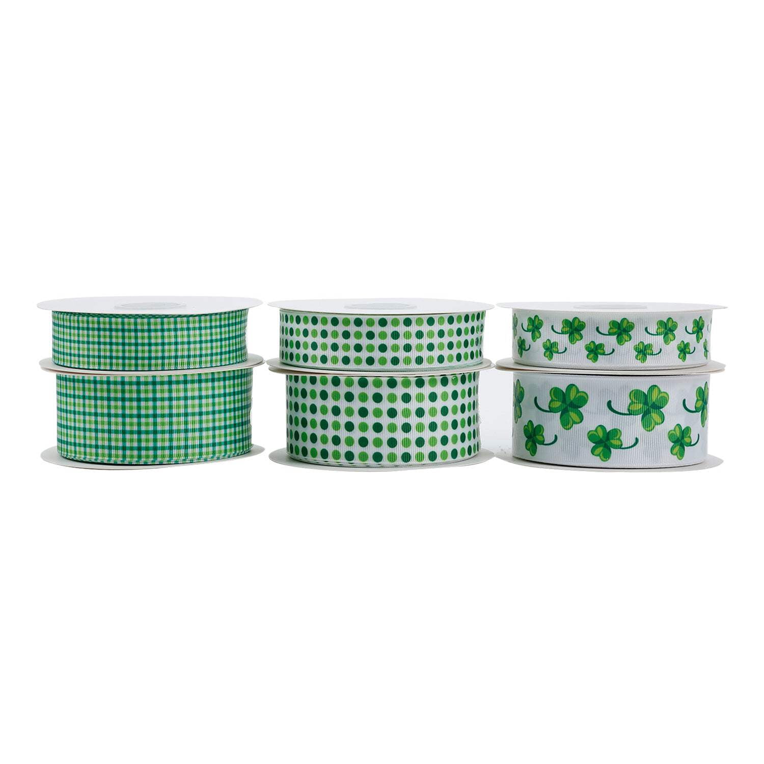 LaRibbons Patty's Clover Grosgrain Ribbon