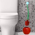 thumbnail image 4 of Juego de cepillo de baño con soporte para cuenco, herramienta de limpieza de baño de mango largo para el hogar Afortunado Sencillez, 4 of 5