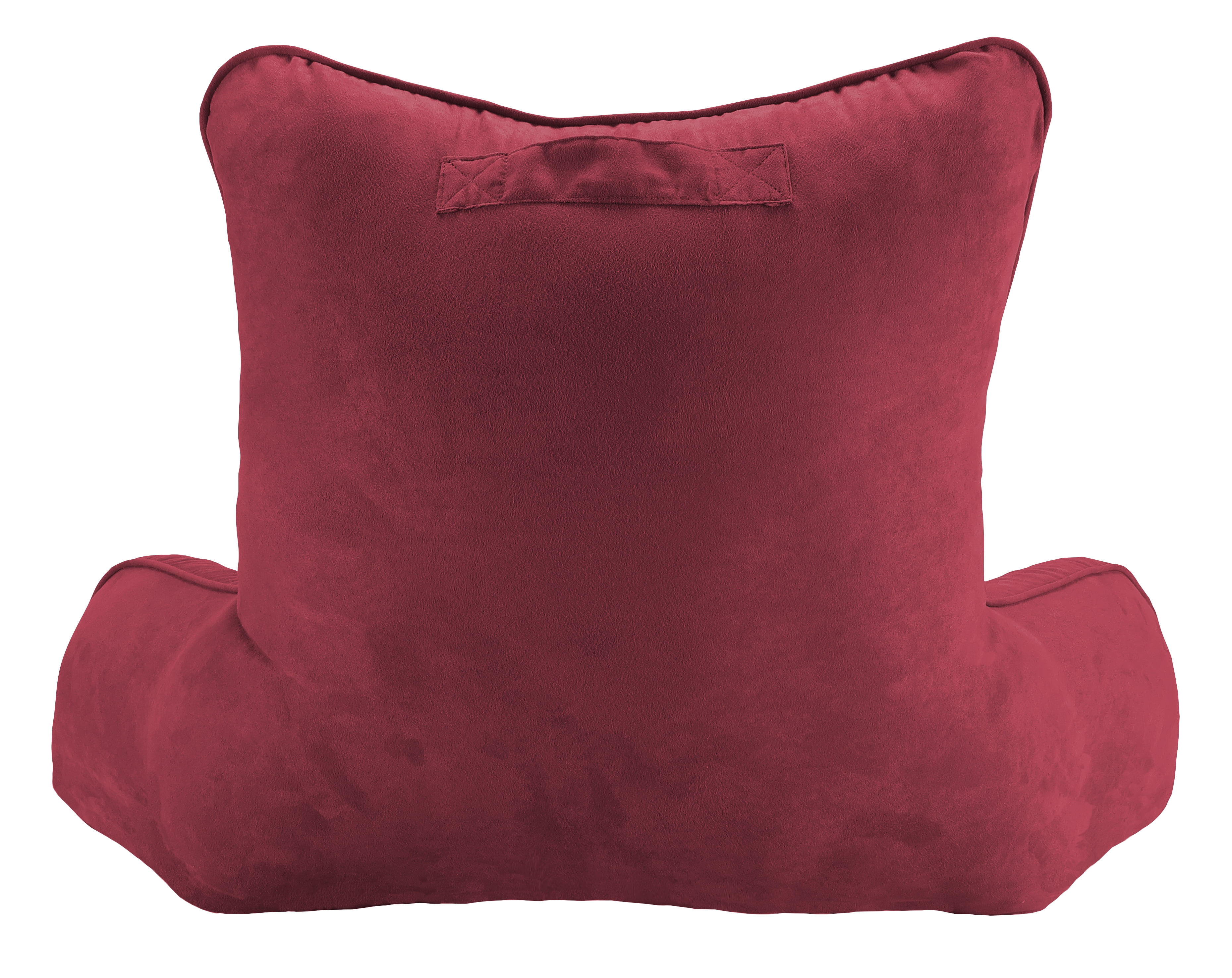 Walterdrake Burgundy Backrest Pillow