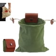 thumbnail image 1 of Bolsa de Búsqueda de Lona Encerada con Lazo para Cinturón, Bolsa Plegable para Volquete de Bushcraft para Senderismo, 1 of 9